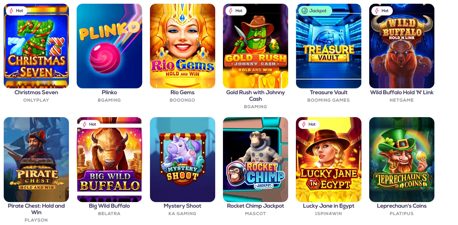 Wild Fortune Casino Games